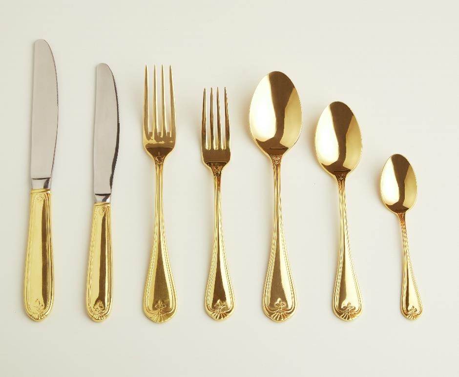 24k Golden Cutlery set “Prosperity”