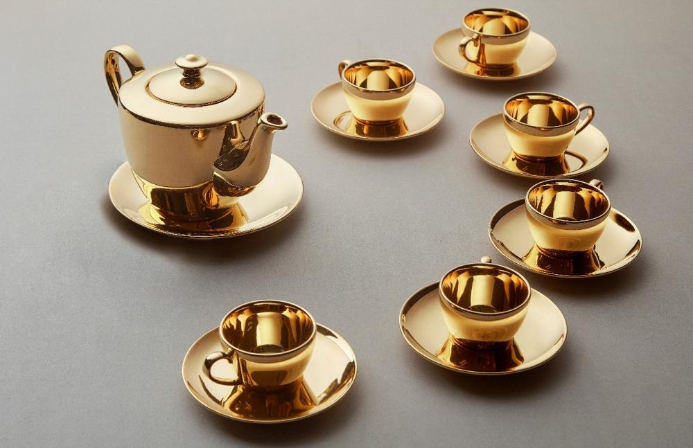 24K Golden Teapot Set “Longevity”