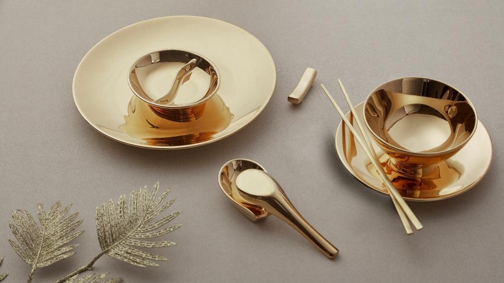 24K Golden Tableware “Abundance”